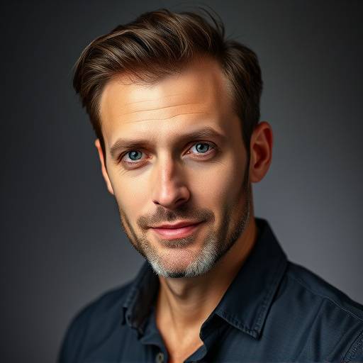 Marek de Vries tijdens een personal branding fotoshoot voor zijn acteurs portfolio.