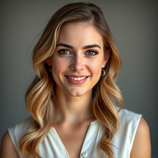 Yara de Wit tijdens haar fotoshoot voor een nieuwe headshot.